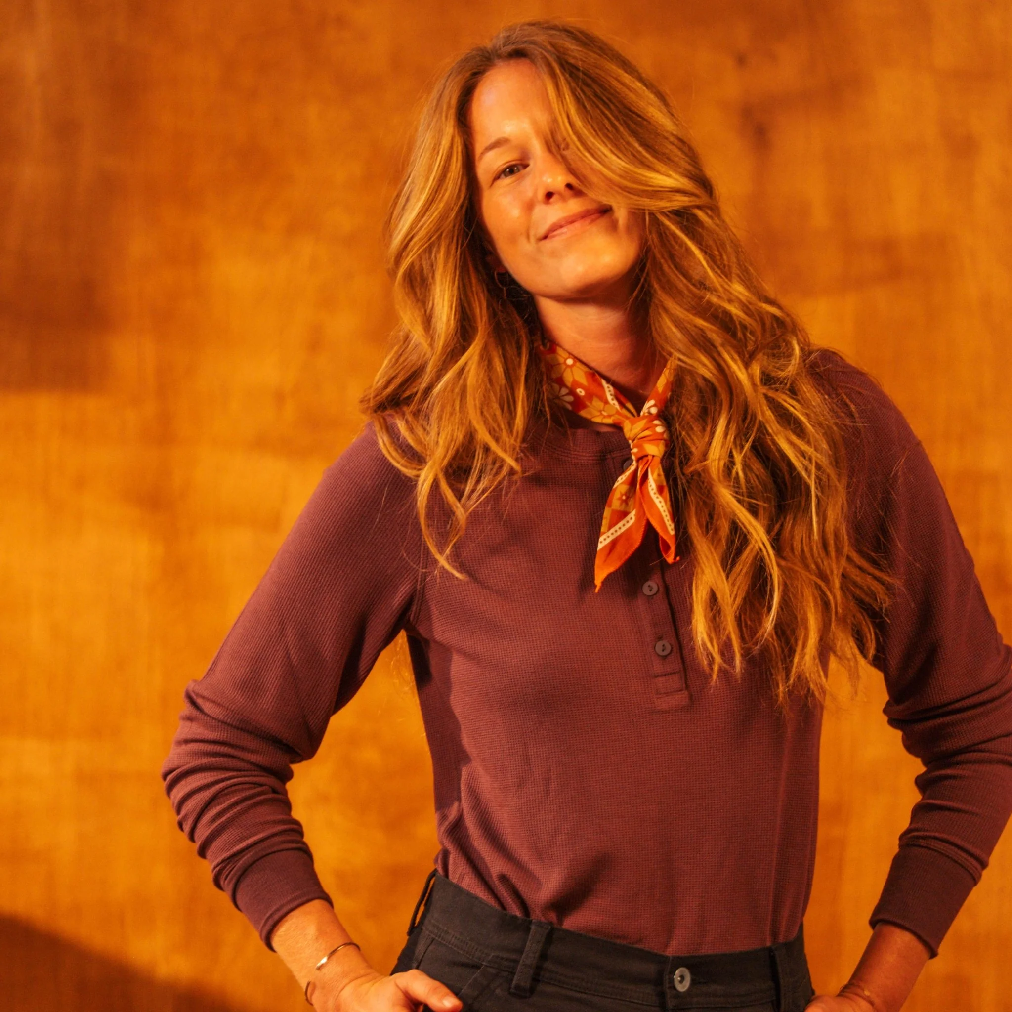 Global Waffle Henley - Women's - Image 2
