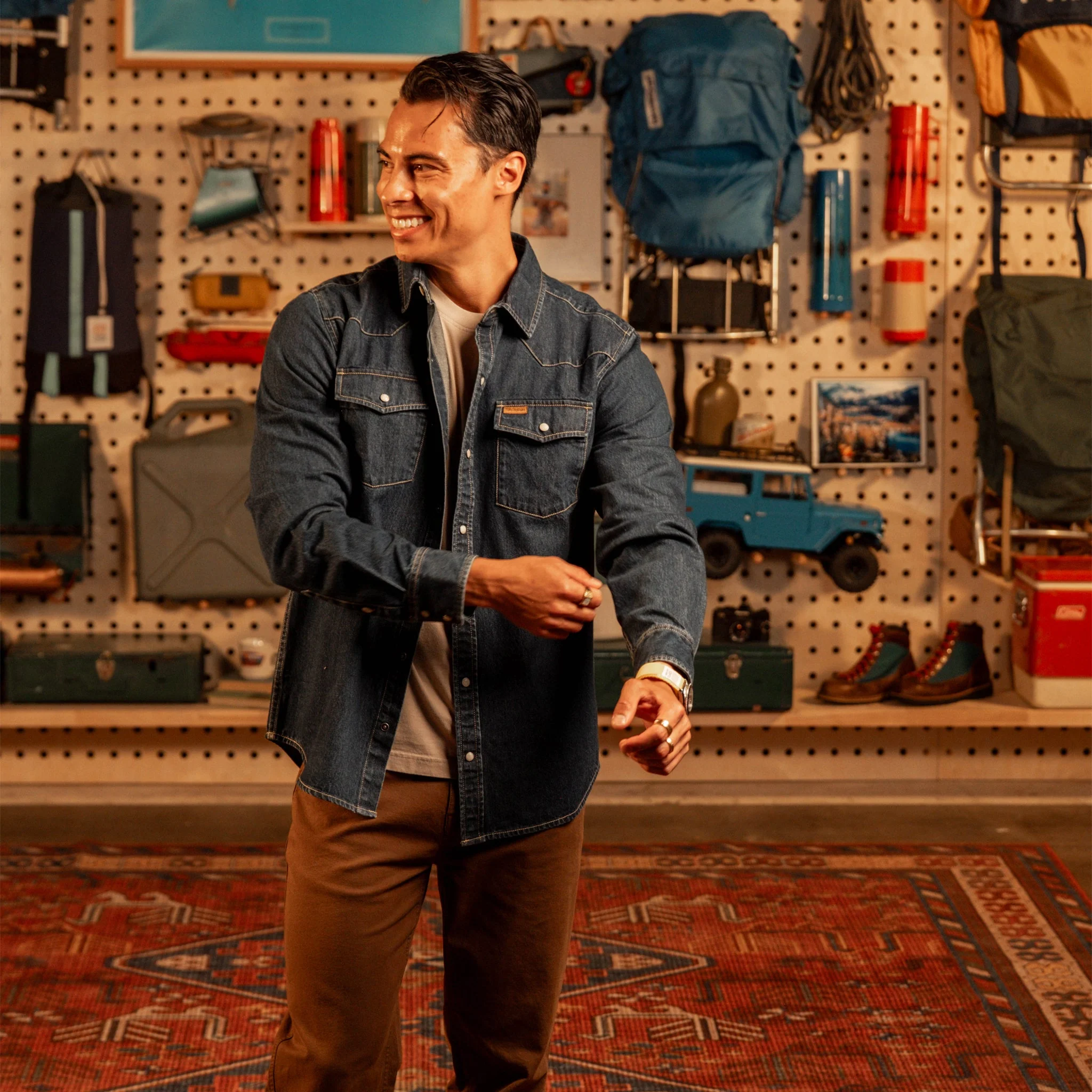 Mountain Shirt Long Sleeve Denim - Men's - Image 2