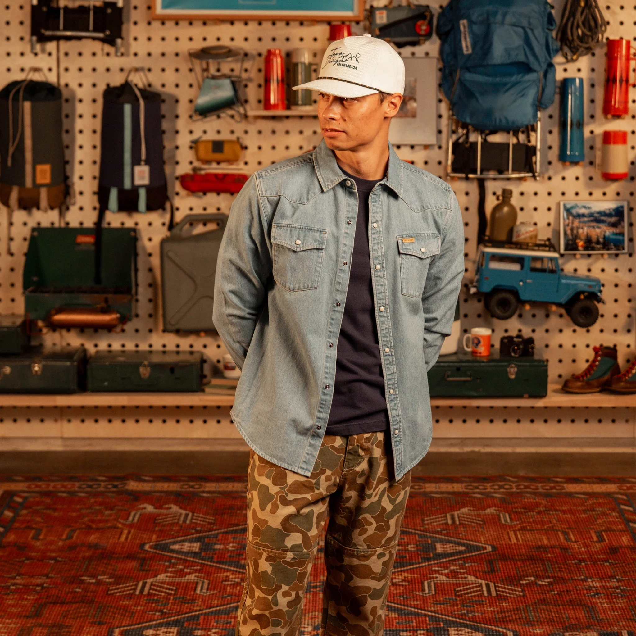 Mountain Shirt Long Sleeve Denim - Men's - Image 2