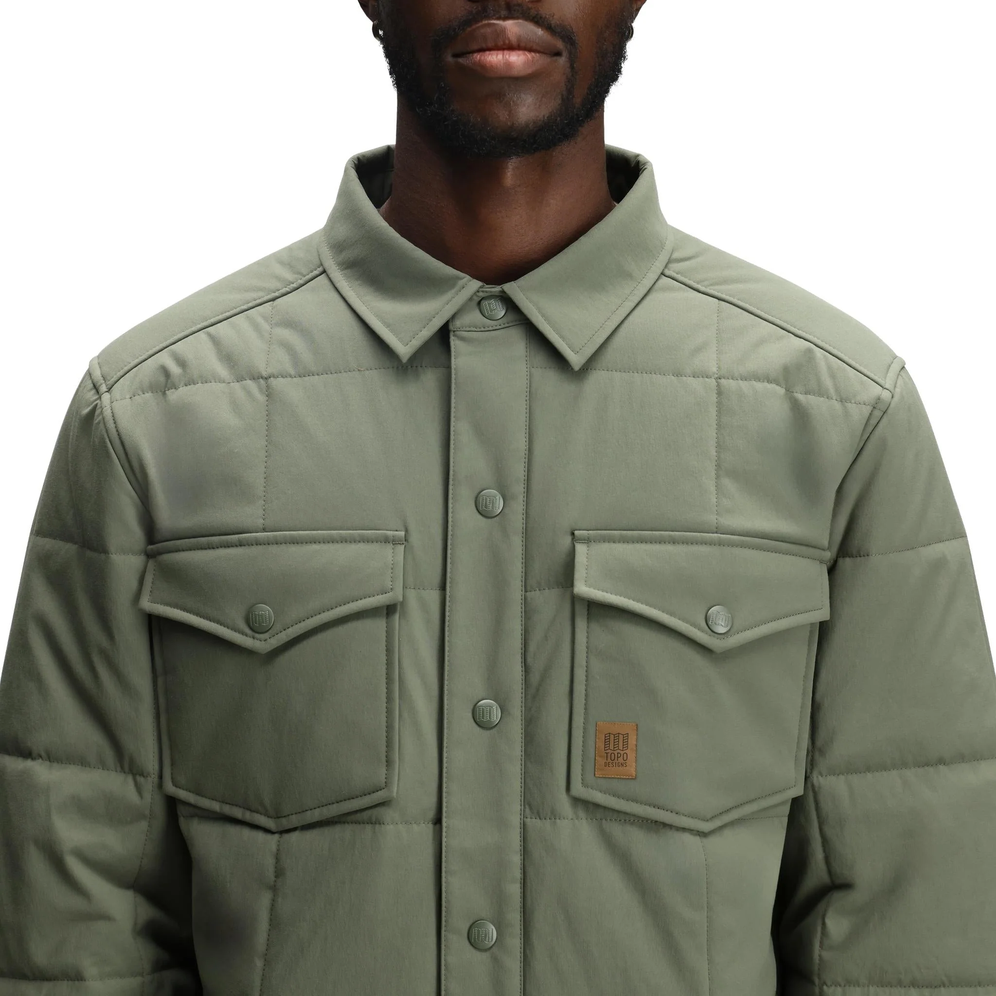 Puffer Shirt Jacket - Men's - Outlet - Image 4