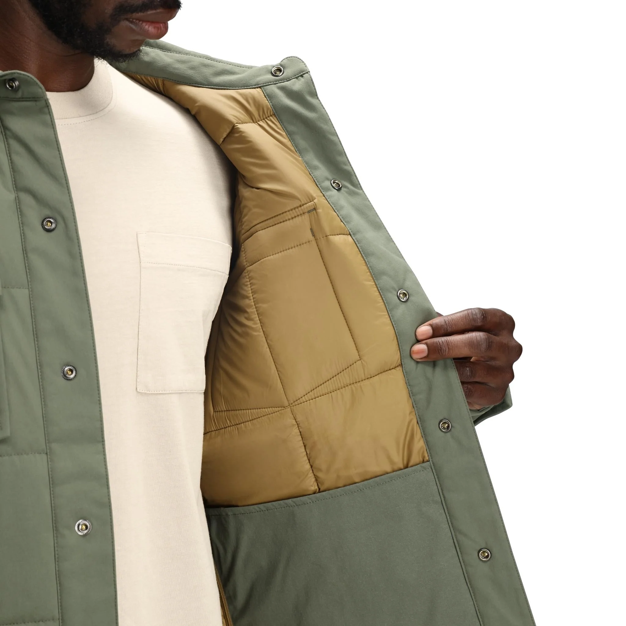 Puffer Shirt Jacket - Men's - Outlet - Image 5