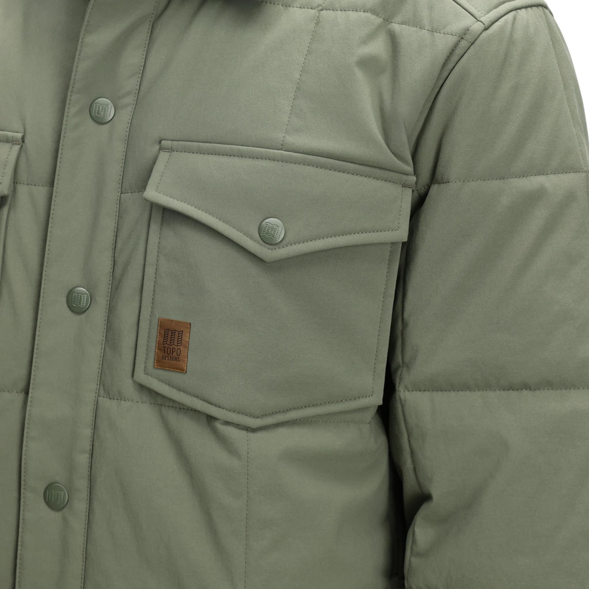Puffer Shirt Jacket - Men's - Outlet - Image 6