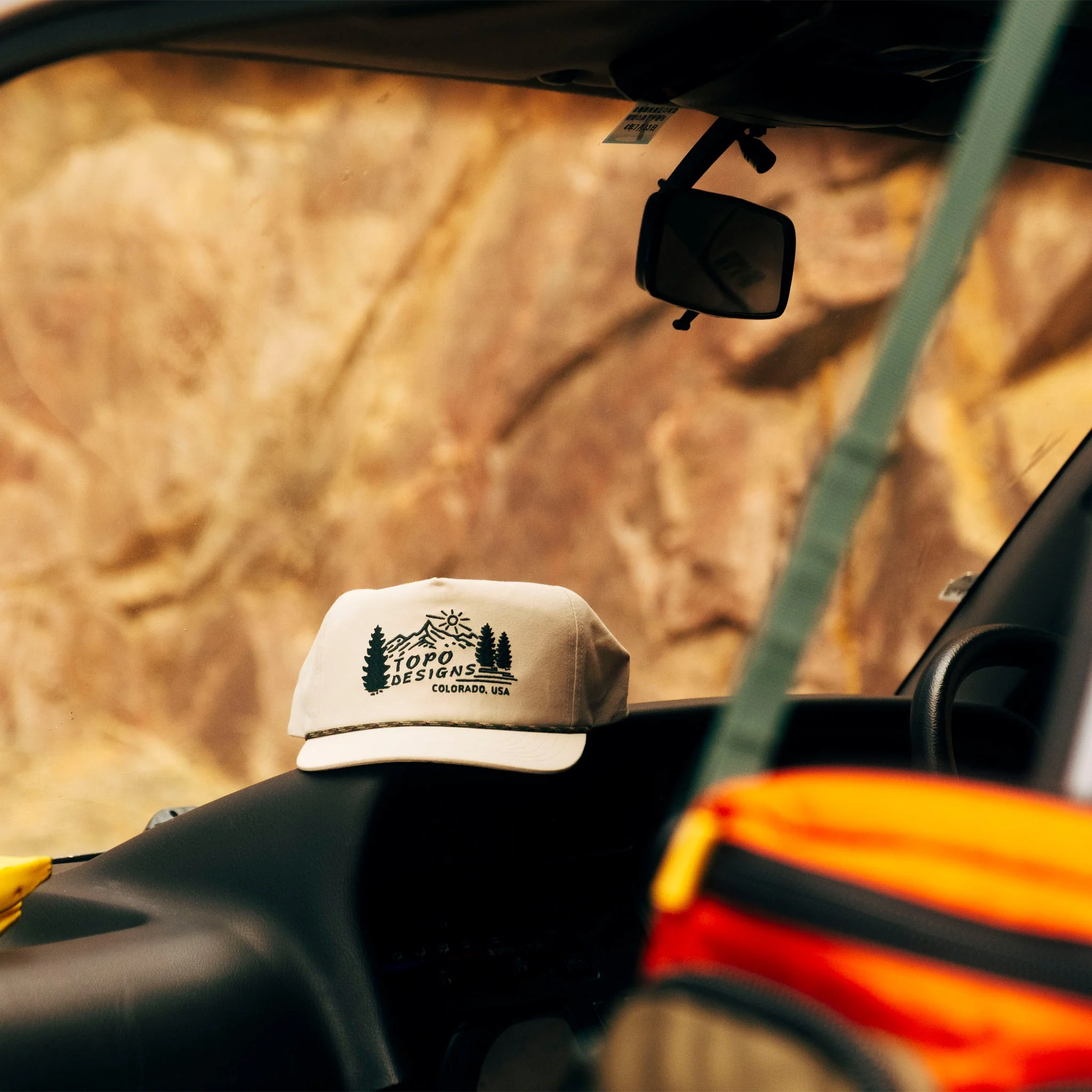 Twill Rope Cap - Mountain Scene - Image 2